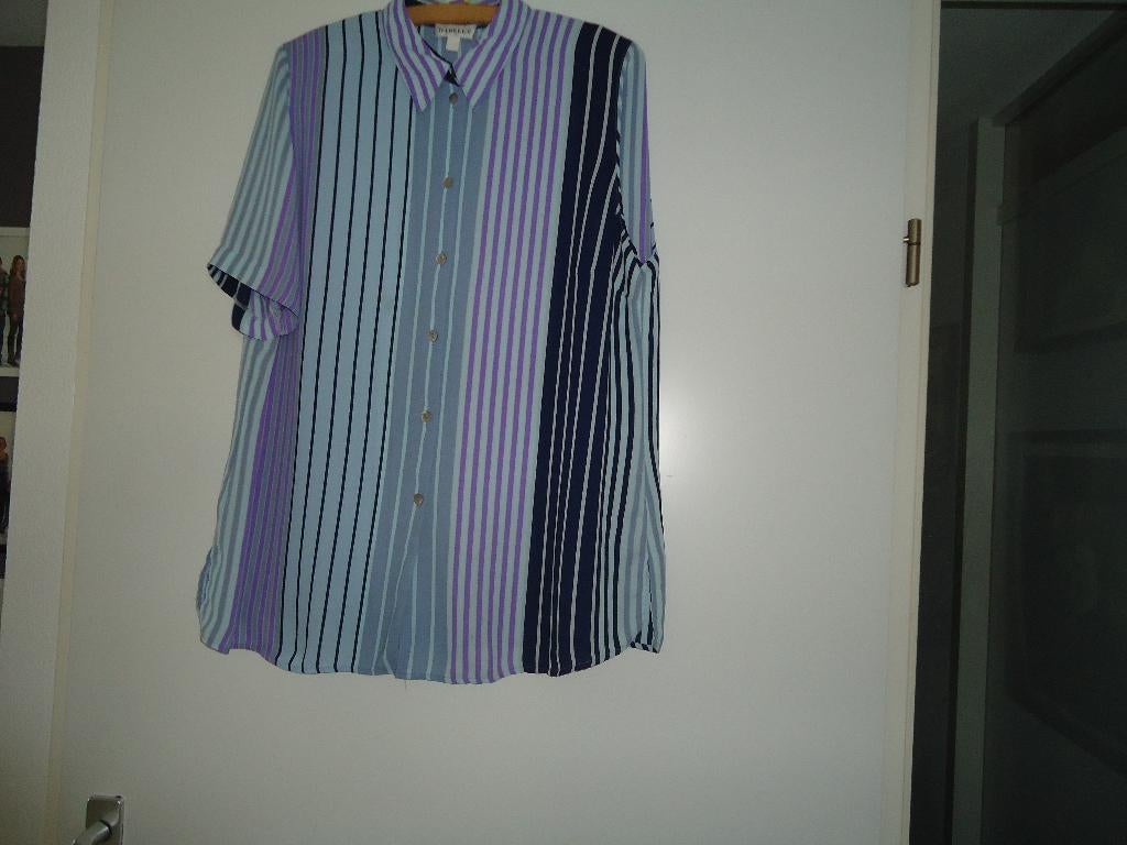 blouse mt 48 merk habella , korte mouwen, Overige kleuren, Habella, Maat 46/48 (XL) of groter, Ophalen of Verzenden