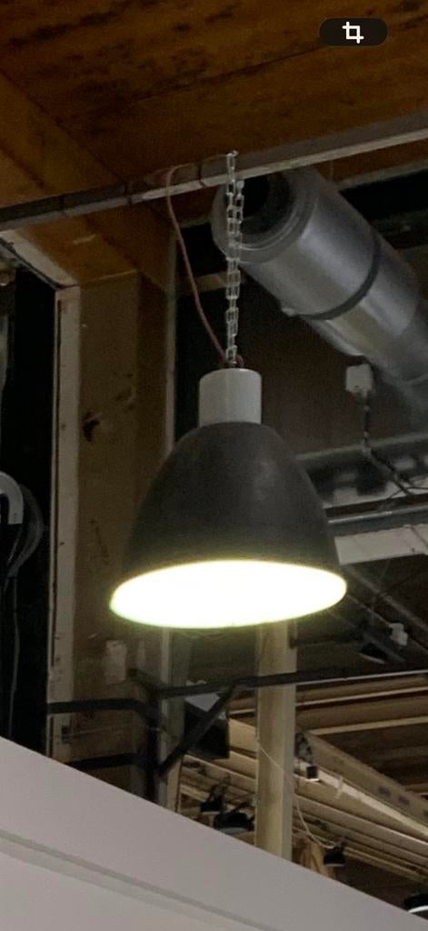 30 Grote Oude Industriële Hanglampen - Fabriekslampen, Ophalen, Gebruikt, Metaal, 75 cm of meer