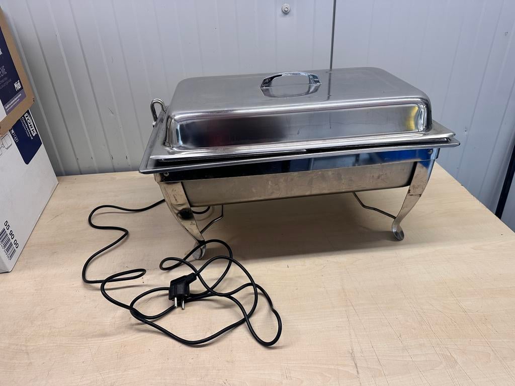 elektrische chafing dish.  (Warmhoud bak), Ophalen of Verzenden, Zo goed als nieuw