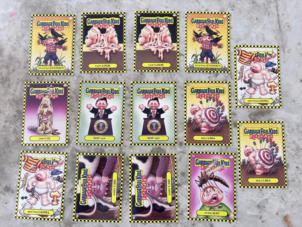 14 GPK Flasback 2010 stickers, Ophalen of Verzenden, Zo goed als nieuw, Meerdere stickers