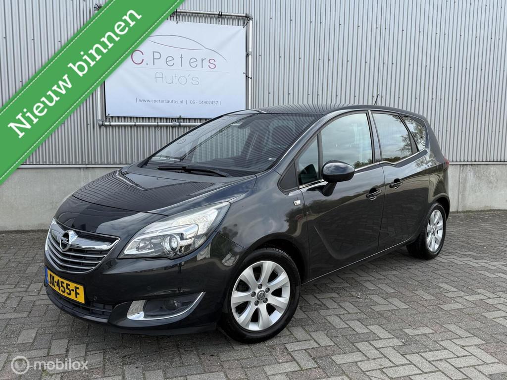 Opel Meriva 1.4 Blitz 2016 / Leer / Navigatie / Stoel+stuurv, Voorwielaandrijving, 101 pk, Gebruikt, 4 cilinders
