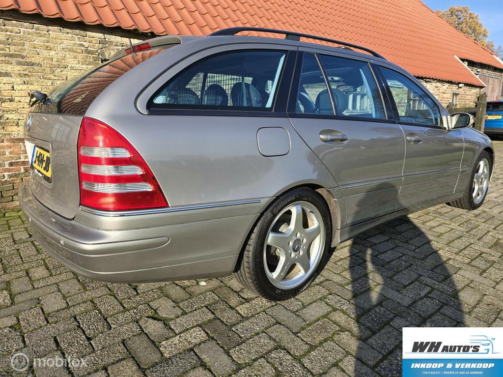 Mercedes C-klasse Combi 200 K. Avantgarde Bijna Nieuwstaat!, Automaat, Achterwielaandrijving, Gebruikt, 4 cilinders