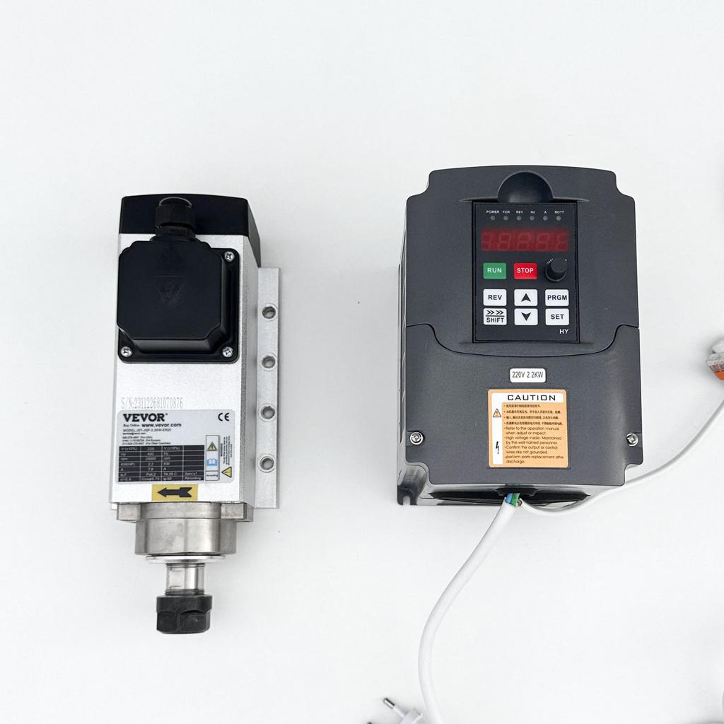 2200 watt cnc spindle + motor controller + frees machine, Ophalen of Verzenden, Nieuw, Elektrisch, Overige soorten