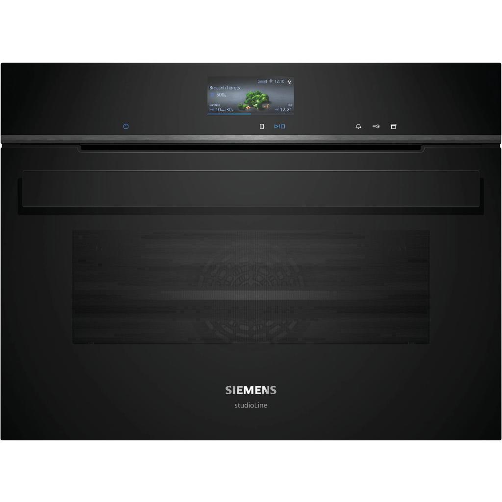 SIEMENS Multifunctionele Oven met Stoomfunctie IQ700, Oven, Zo goed als nieuw, Inbouw, 45 tot 60 cm
