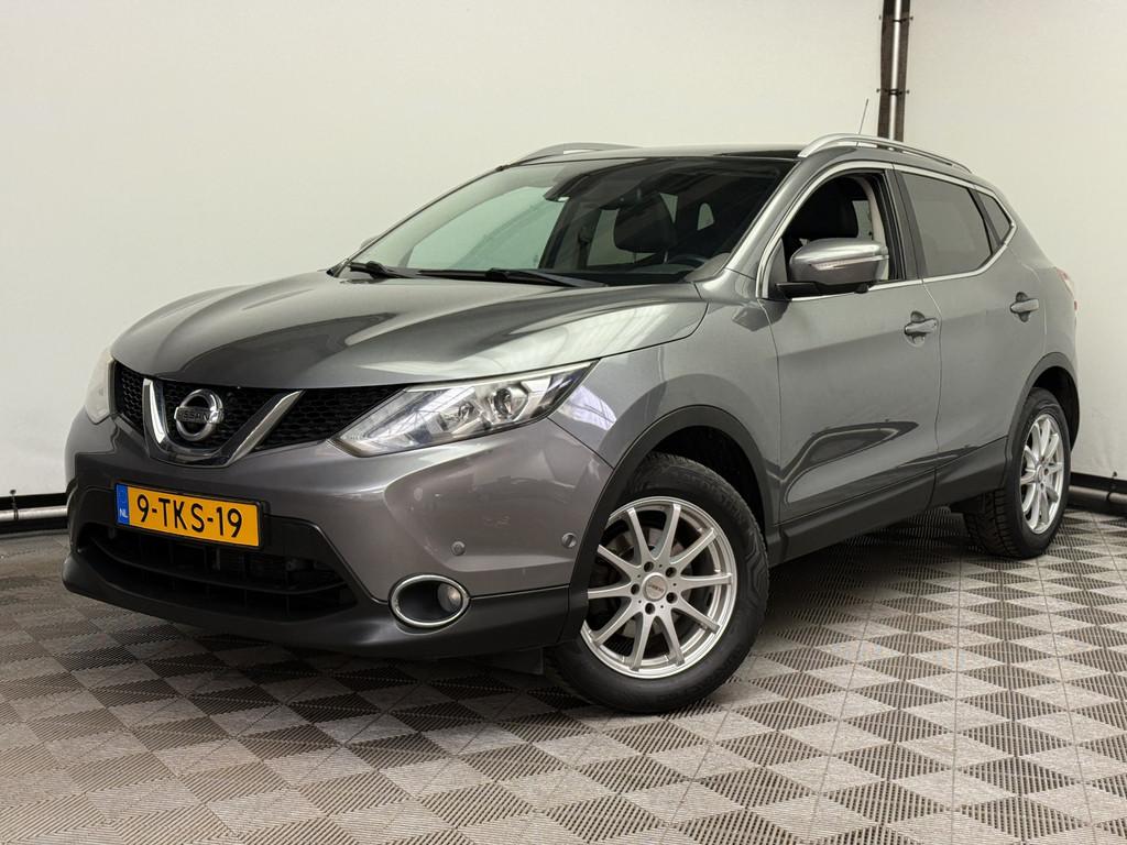 Nissan QASHQAI 1.2 Tekna 360 Leer Pano Trekhaak NL Auto, Voorwielaandrijving, Euro 5, 4 cilinders, Met garantie (alle)