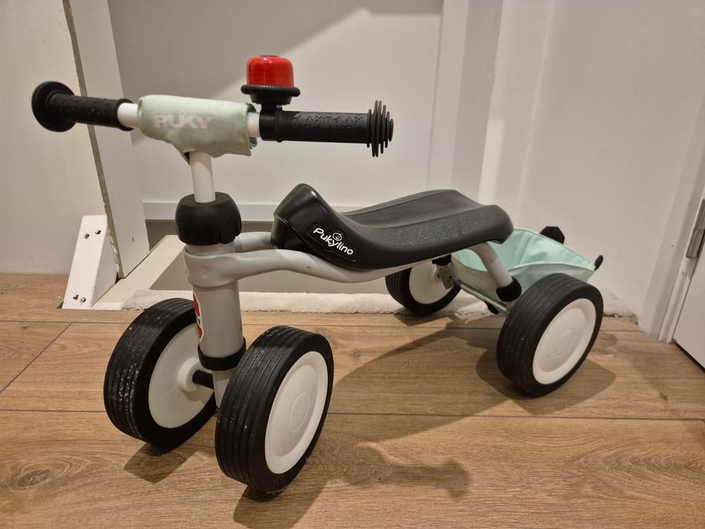 PukyLino loopfiets grijs - zo goed als nieuw, met fietsbel, Ophalen, Zo goed als nieuw, Loopfiets