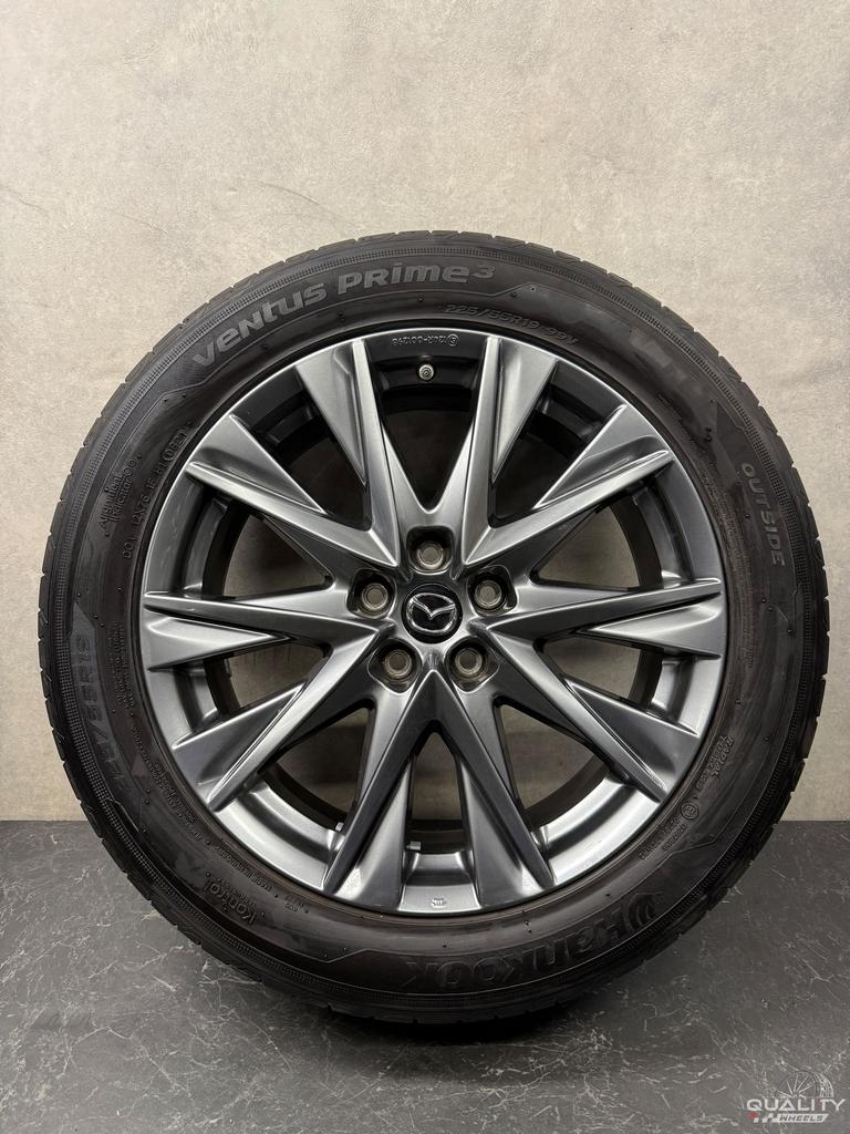5x114,3 19 inch Mazda CX-5 Velgen + Banden 225/55/19 225/55R, Auto-onderdelen, Banden en Velgen, 19 inch, Gebruikt, -, -