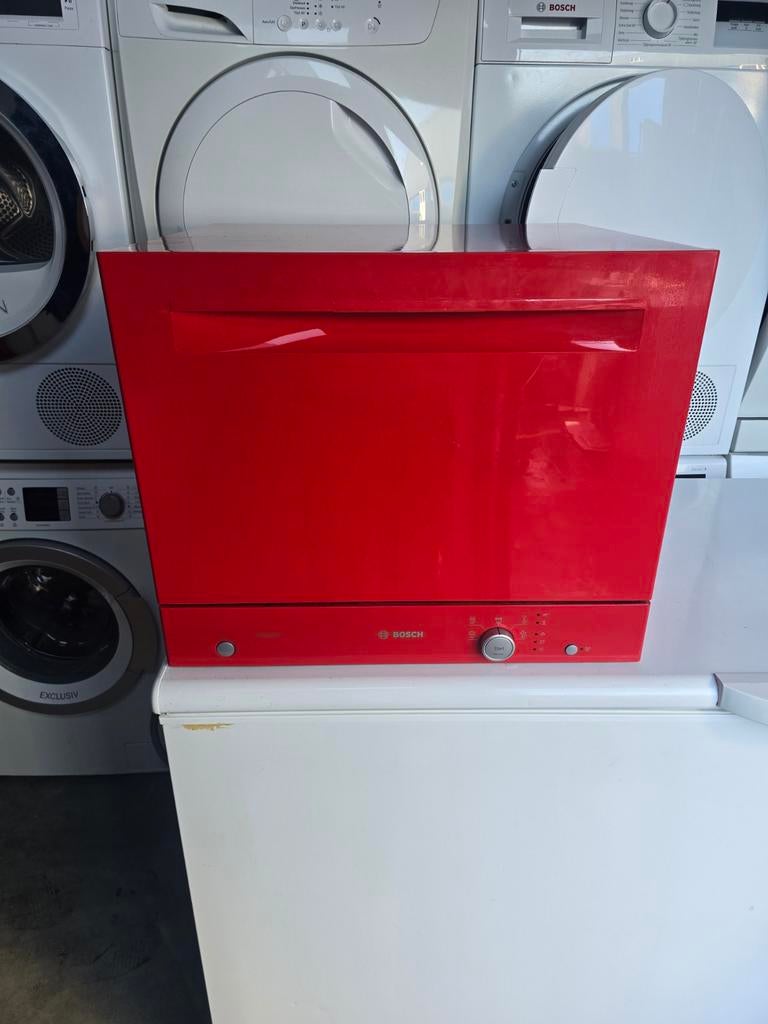 Keurige rode Bosch tafelmodel vaatwasser! Ideaal! Garantie!, Bosch, Ophalen of Verzenden, Zo goed als nieuw, 85 tot 90 cm