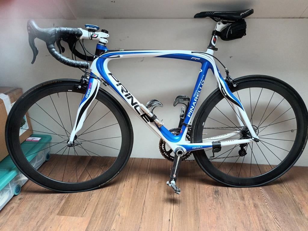 Pinarello Prince carbon racefiets mt 53, Gebruikt, Carbon, Heren, Meer dan 20 versnellingen