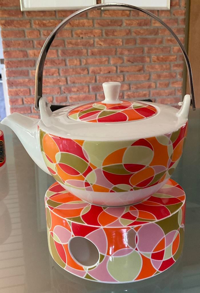 RITZENHOFF My Lian Bone China theepot & theelichtje, Ophalen of Verzenden, Zo goed als nieuw