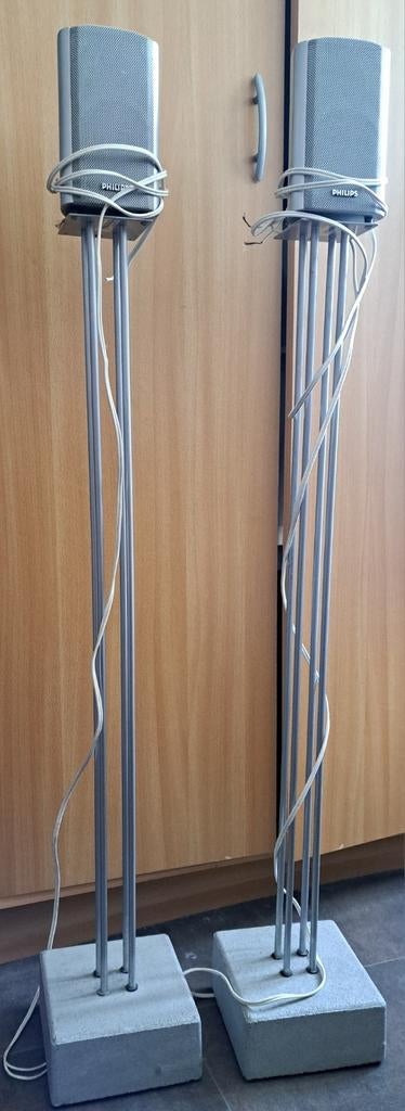 SONY hoge luidsprekers met kabels, Audio, Tv en Foto, Luidsprekers, Ophalen of Verzenden, Minder dan 60 watt, Front, Rear of Stereo speakers