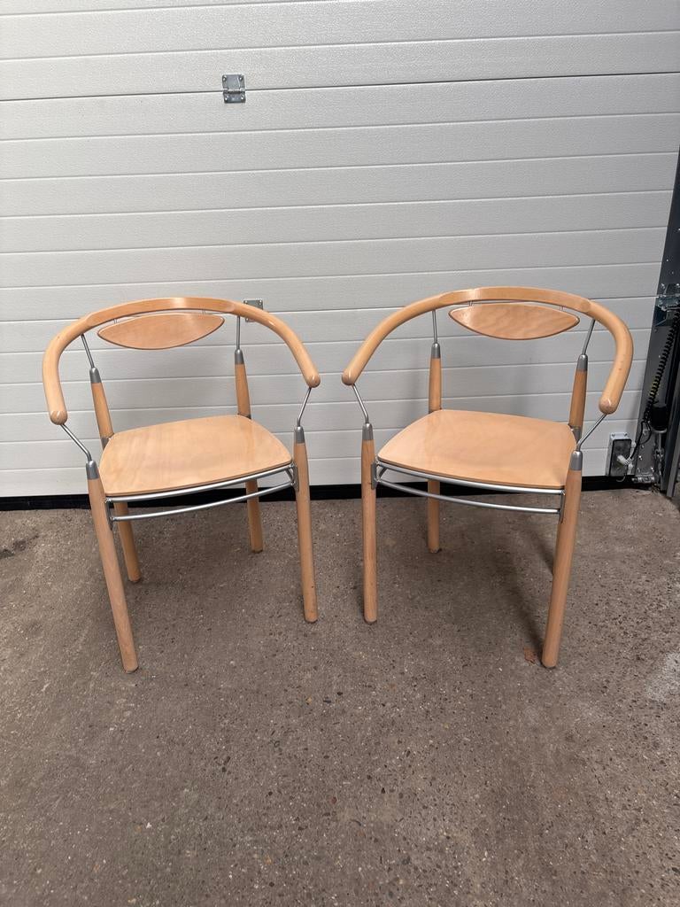 Design stoelen. 2 x, Ophalen, Gebruikt, Twee, Overige kleuren