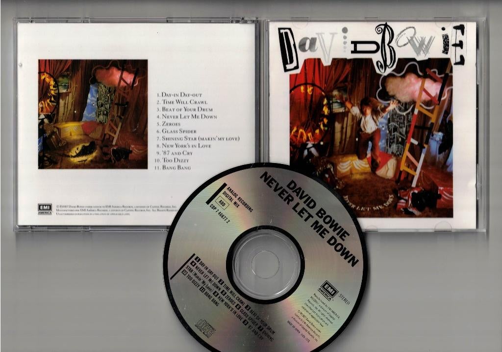 DAVID BOWIE CD Never Let Me Down Again, Ophalen of Verzenden, 1960 tot 1980, Zo goed als nieuw