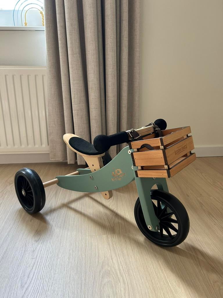 2 in 1 Loopfiets/driewieler van Kinderfeets zgan., Ophalen, Zo goed als nieuw, Loopfiets