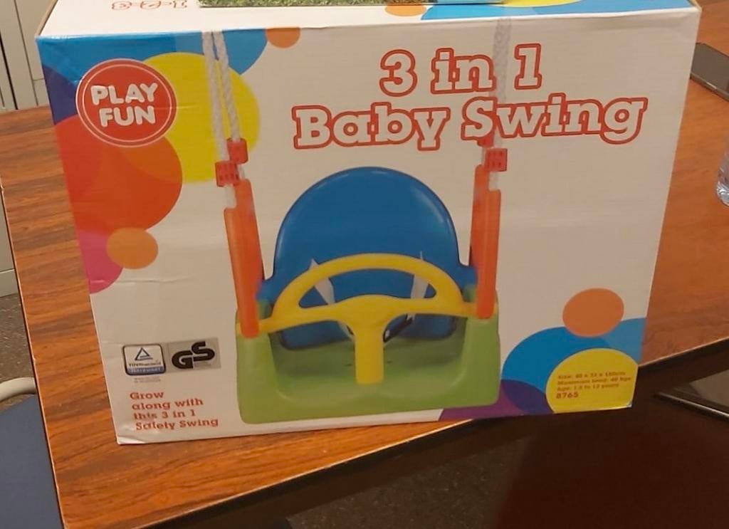 Play Fun 3 in 1 Baby Schommel, Ophalen of Verzenden, Nieuw, Schommel