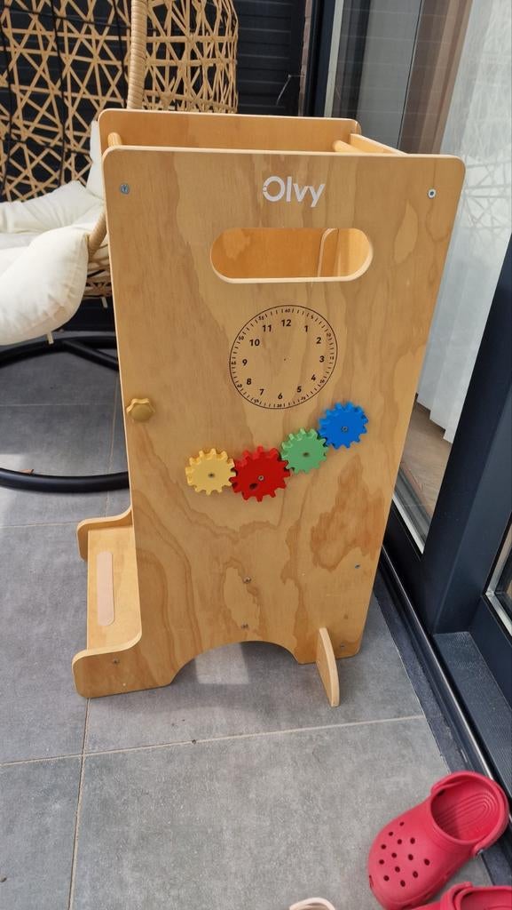 Olvy Kids 4-in-1 Leertoren met Glijbaan, Ophalen, Jongen of Meisje