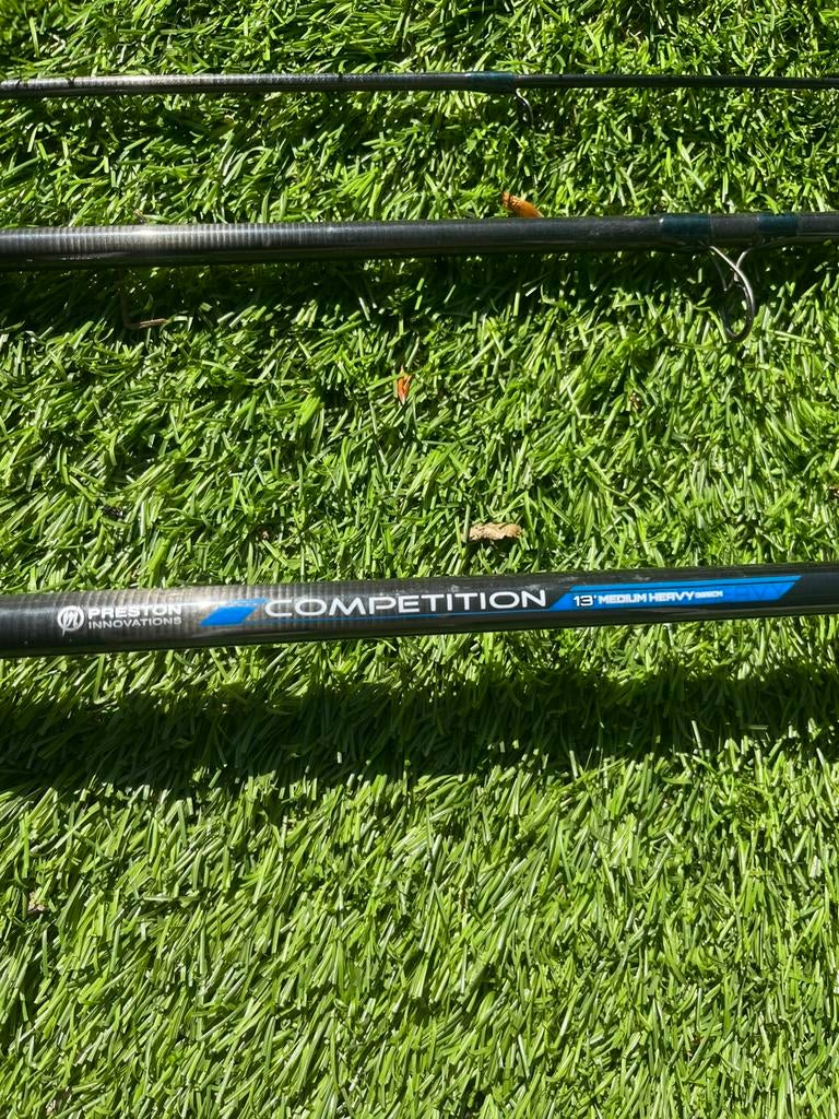Preston competition medium heavy feeder 13ft, Ophalen, Zo goed als nieuw, Werphengel