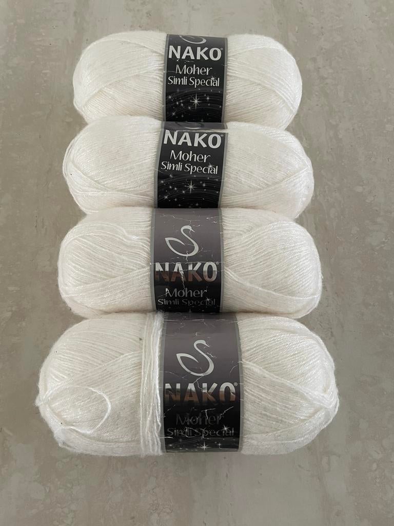 NAKO Moher per bol 100 gr, Ophalen of Verzenden, Zo goed als nieuw, Haken, Patroon of Boek