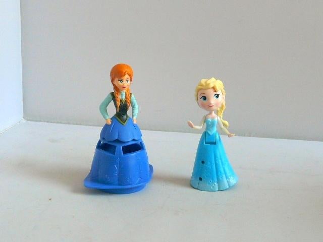 Frozen # diverse foto;s met figuren tussen 6-9 cm, Verzamelen, Disney, Ophalen of Verzenden, Overige figuren, Zo goed als nieuw
