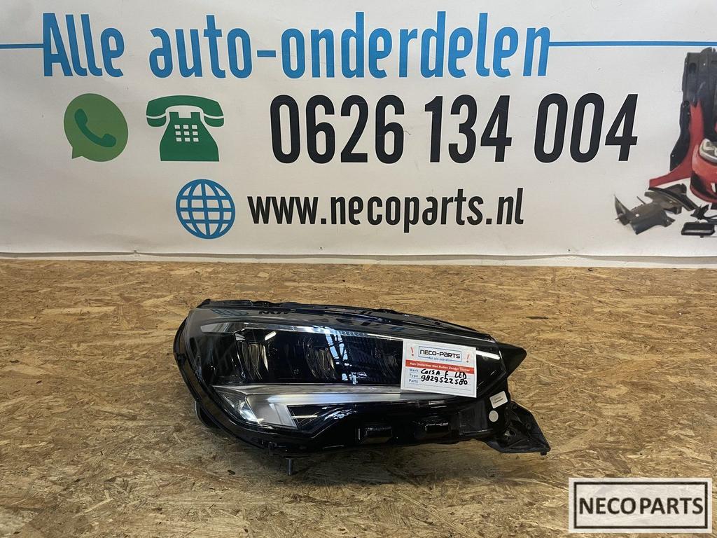 OPEL CORSA F VOL LED KOPLAMP RECHTS ORIGINEEL 9829522580, Gebruikt, -, -, Opel