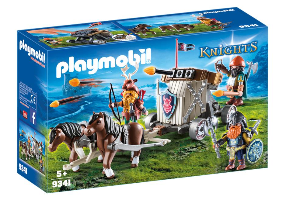 9341 mobiele ballista met dwergridders NIEUW, Kinderen en Baby's, Speelgoed | Playmobil, Ophalen of Verzenden, Nieuw, Complete set