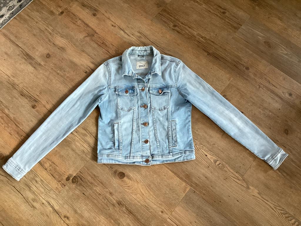 Dames spijkerjasje Only maat 38, Ophalen of Verzenden, Gedragen, Maat 38/40 (M), Blauw