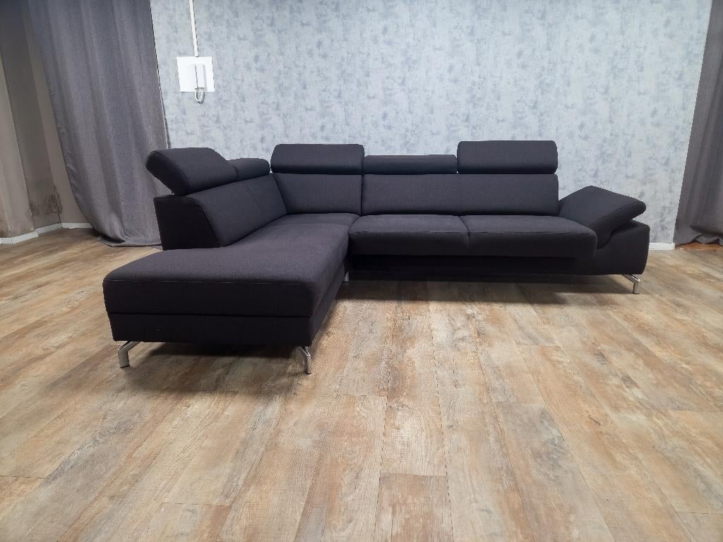 Z.G.A.N Antraciet Montel Modena Hoekbank, Info@banxtel.nl, Hoekbank, Hoekbank, Ophalen of Verzenden