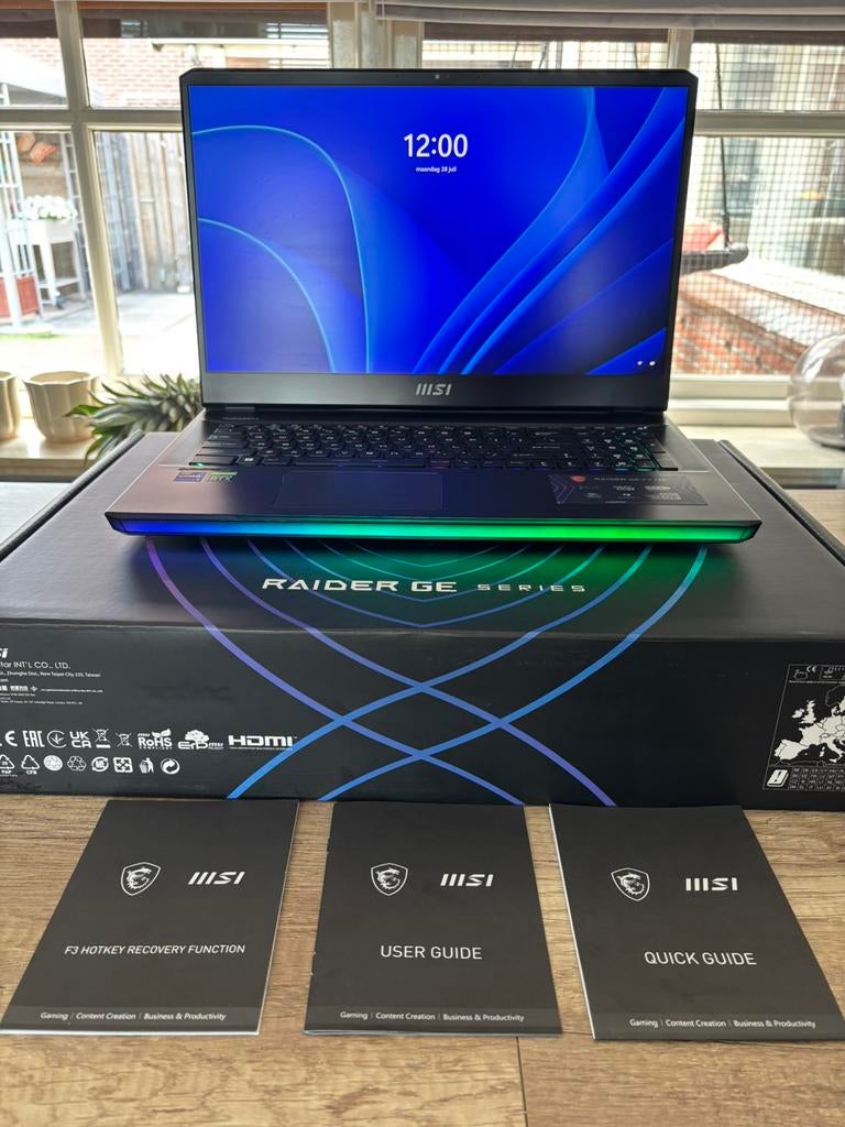 MSI Raider GE77HX 17.3, Ophalen, Zo goed als nieuw, Gaming, SSD