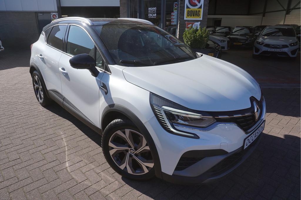 Renault Captur 1.6 E-Tech Plug-in Hybrid 160 R.S. Line Autom, Auto's, Renault, 77 km/l, Gebruikt, Zwart, 4 cilinders