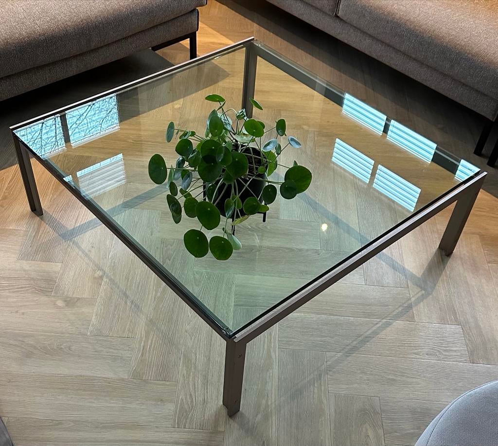 Metaform salontafel 115x110x37cm, Ophalen, Gebruikt, 100 tot 150 cm, Vierkant