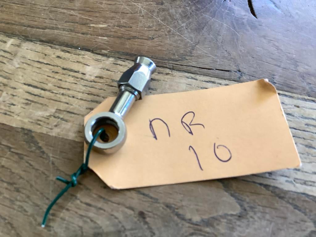 Banjo bout met nippel. (Nr.10).    (B19), Verzenden, Gebruikt, Overige typen, Overige merken