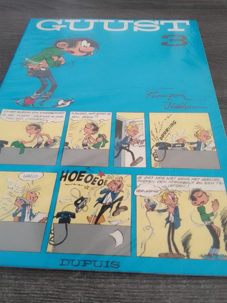 Guust Flater 3 - Stripboek van Franquin en Jidéhem, Eén stripboek, Ophalen, Gelezen, Franquin, Jidéhem