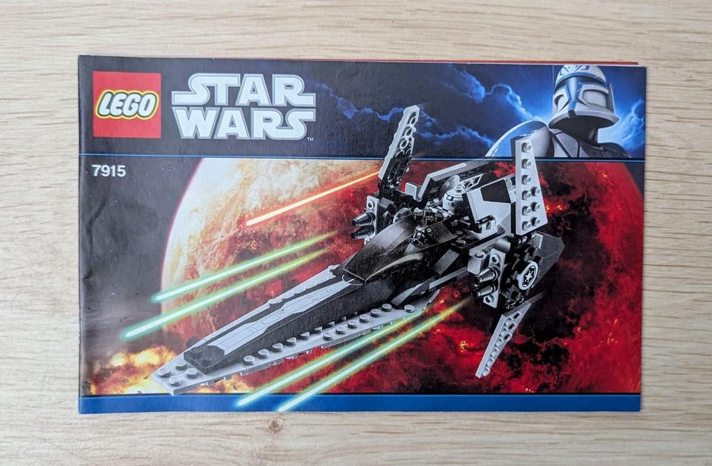LEGO Star Wars - Starfighter 7915 handleiding, Star Wars, Lego, Accessoire, Ophalen of Verzenden