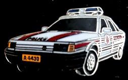 Renault 21 politiewagen pin (uit Luxemburg), Verzenden, Nieuw, Transport, Speldje of Pin