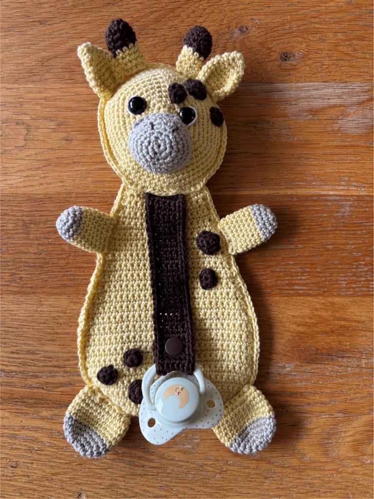 Gehaakte Speenknuffel - Giraf - Excl. Speen, Ophalen of Verzenden, Nieuw, Overige typen