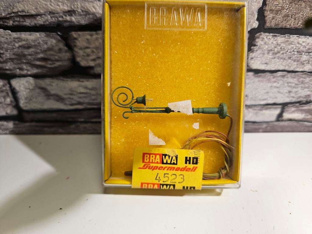 Stationslicht lantaarn HO spoor modeltreinen 1:87, Overige merken, Gelijkstroom of Wisselstroom, Brug, Tunnel of Gebouw, Nieuw