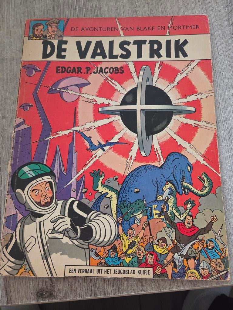 De Valstrik - Blake en Mortimer (Edgar P. Jacobs), Eén stripboek, Ophalen of Verzenden, Gelezen, Edgar P. Jacobs