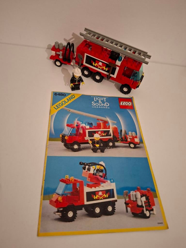 Lego legoland 6480 compleet met boekje, Ophalen of Verzenden, Gebruikt, Complete set, Lego