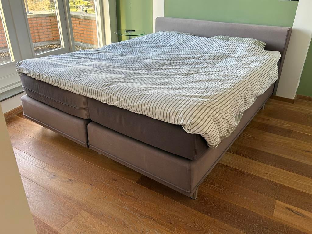 AVEK boxspring 180x210.  €100!!!, Ophalen, Gebruikt, 210 cm, Tweepersoons