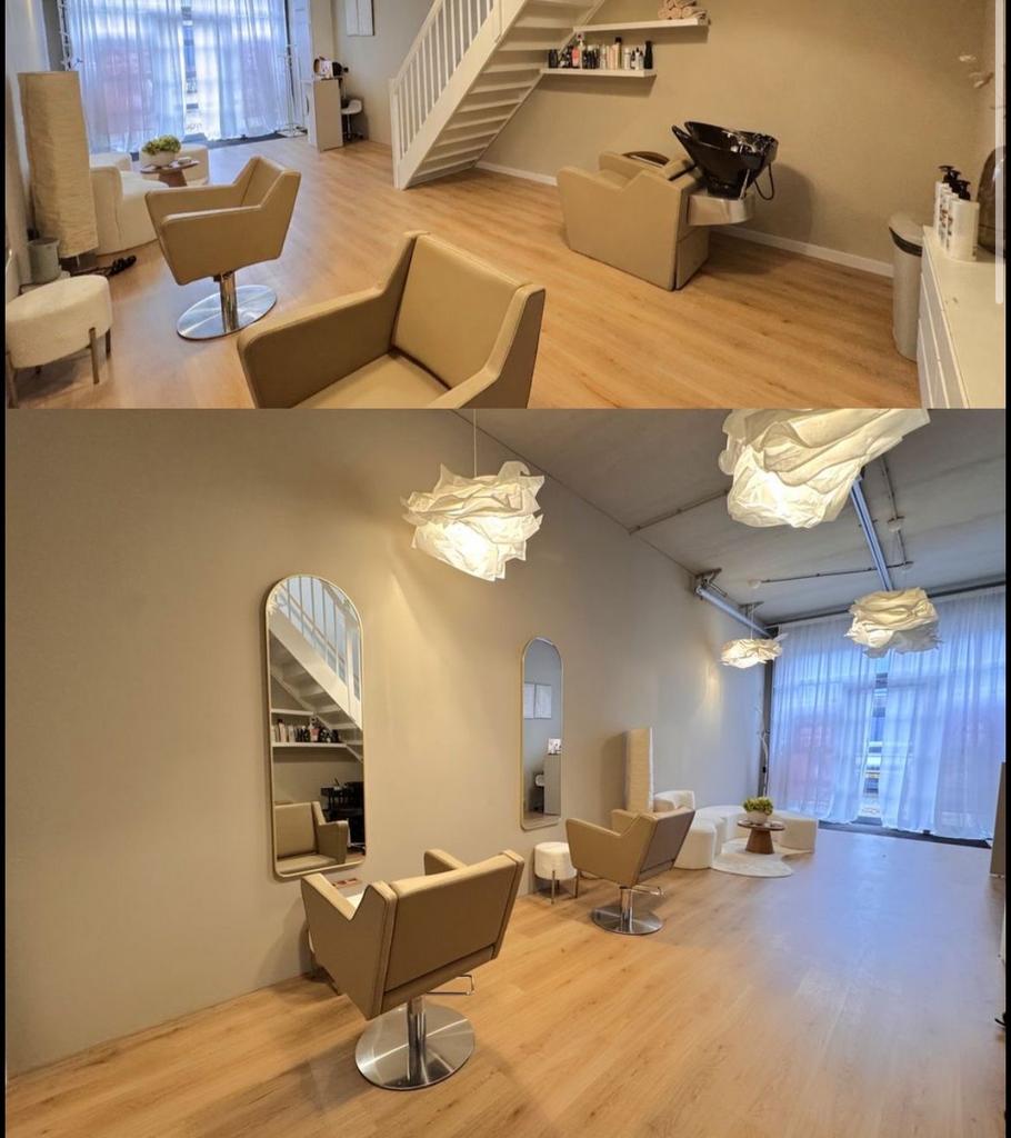 Kappersstoelen en wasunit voor kapsalon. Nieuwstaat!, Overige materialen, Overige kleuren, Drie, Ophalen of Verzenden