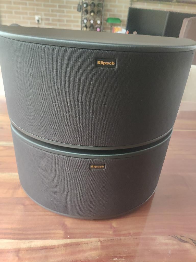 Klipsch, Zo goed als nieuw, 120 watt of meer, Front, Rear of Stereo speakers, Ophalen