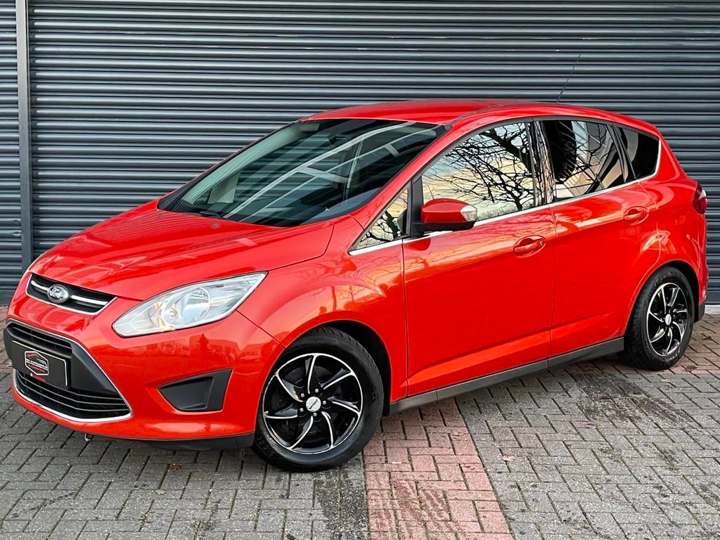 Ford C-Max 1.6 EcoBoost 150 Pk Titanium Trekhaak | Stoelverw, Voorwielaandrijving, Stof, Gebruikt, Zwart