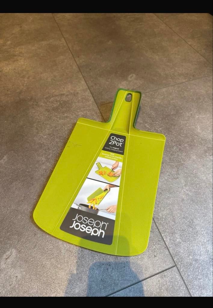 Joseph Joseph Chop2Pot snijplank, Ophalen, Kunststof, Snij-/serveerplank, Groen