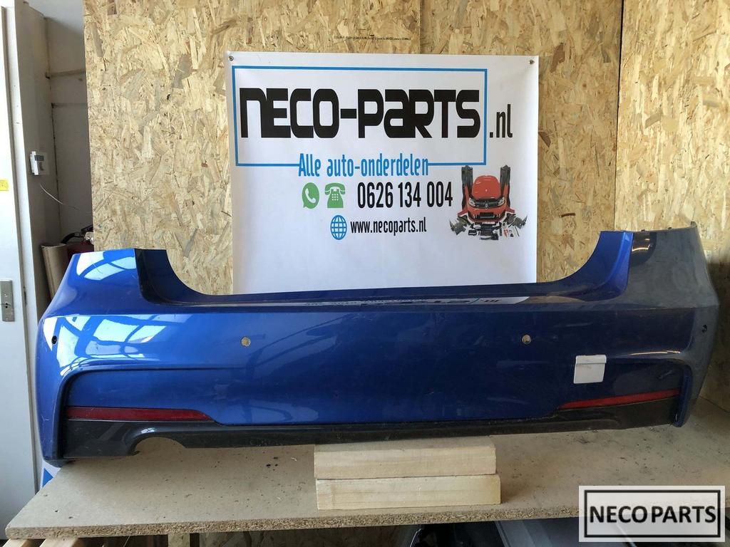 Bmw 3 serie f30 m pakket bumper achterbumper, Gebruikt, Ophalen of Verzenden, Achter, Bumper