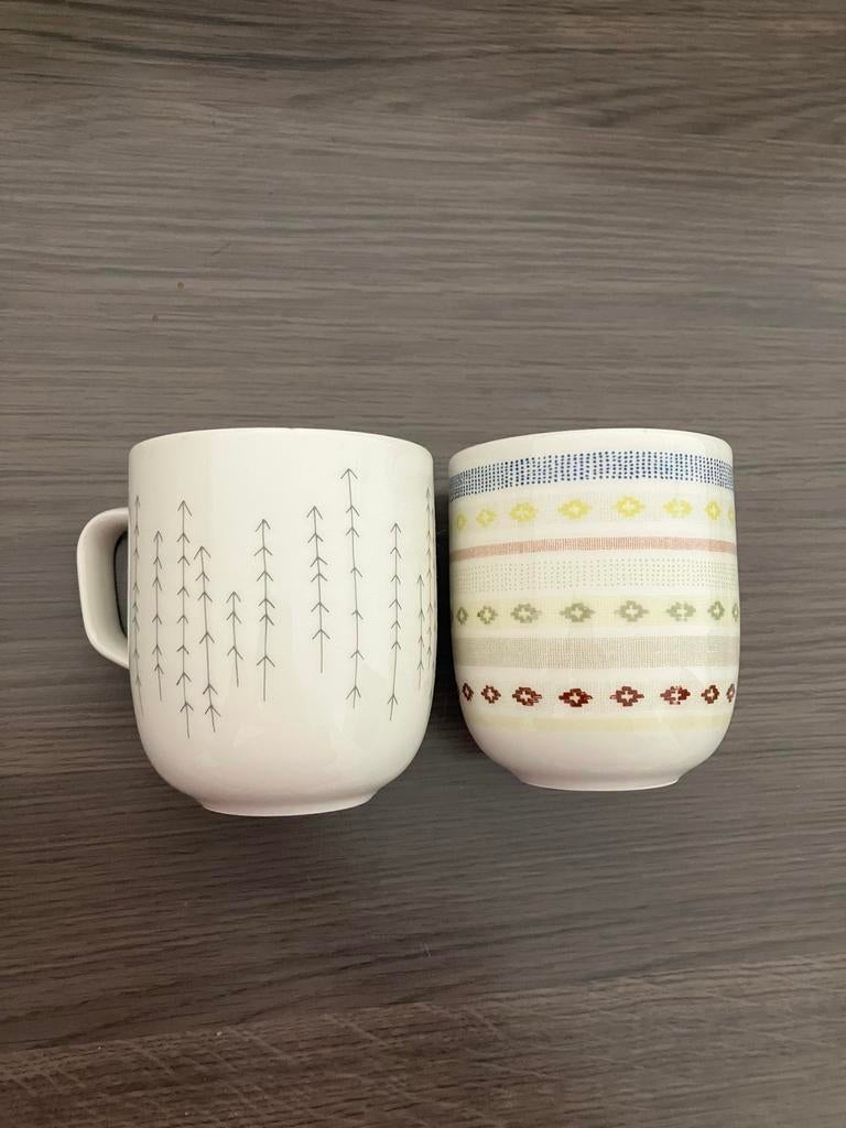 Iittala Sarjaton mokken - Set van 2 Design Mokken, Huis en Inrichting, Ophalen, Overige typen