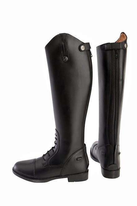 Zwarte Horka Anna leren laarzen maat 33 en 34, Kinderen, Dressuur, Nieuw, Ophalen of Verzenden