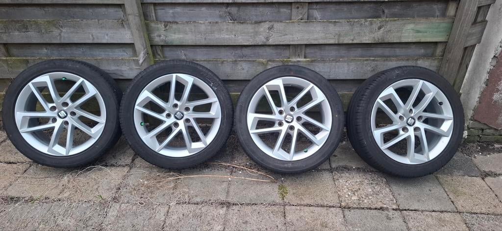 Seat leon fr velgen 17 inch 5x112, Auto-onderdelen, Banden en Velgen, Gebruikt, Velg(en), 17 inch, Ophalen of Verzenden