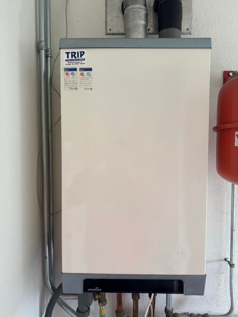 Intergas cv ketel HR kombi kompakt, Doe-het-zelf en Verbouw, Geisers en Boilers, Intergas, Geiser, Zo goed als nieuw, Minder dan 20 liter