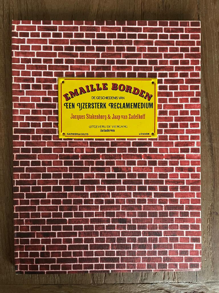 Emaille Borden | Jacques Stakenborg & Jaap van Zadelhoff, Ophalen of Verzenden