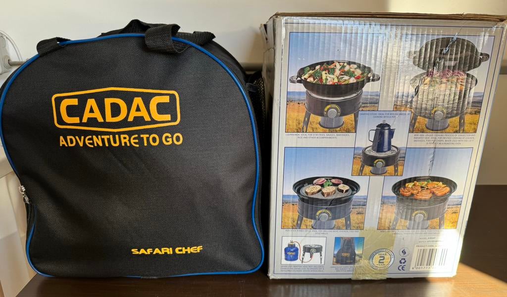 Cadac Safari Chef gas BBQ/kooktoestel – nieuw, Ophalen, Zo goed als nieuw